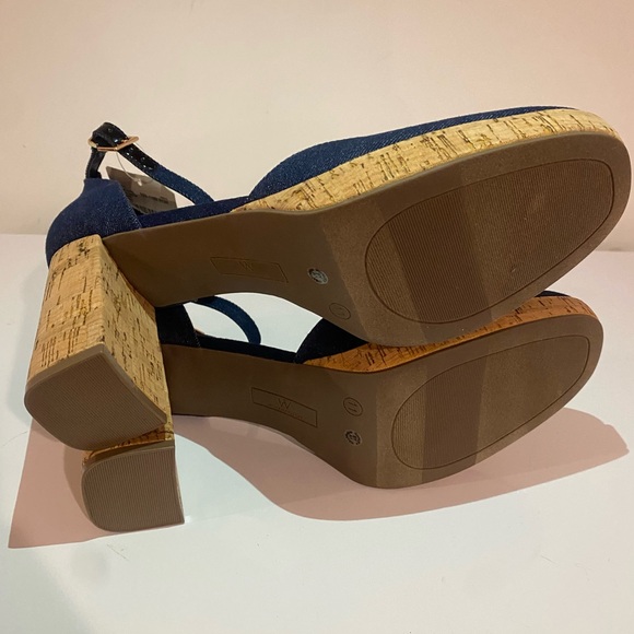 NWT Women’s denim pump heel size 11 - Picture 4 of 5